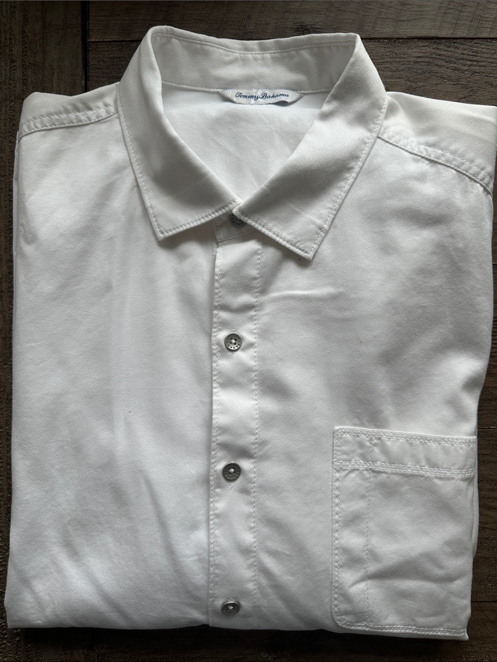 Tommy Bahama White Men's Long-Sleeve Button-Up Shirt